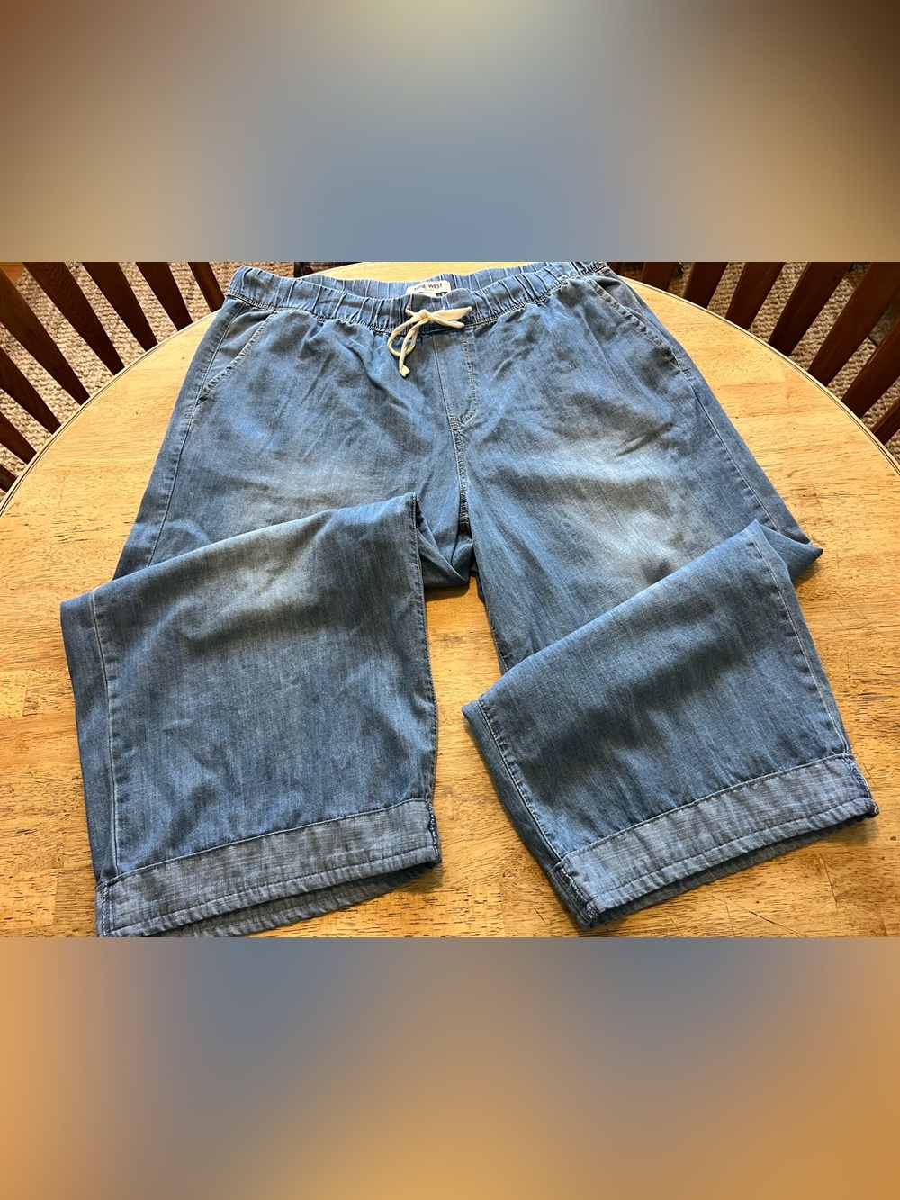 Nine West Wide Leg Soft & Lightweight Denim